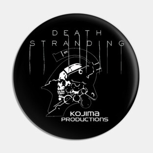 Death Stranding - Logo Text and Kojima Pin