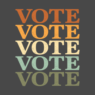 Vote American Flag Election 2024 USA Vintage T-Shirt