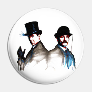 Sherlock and Watson Pin