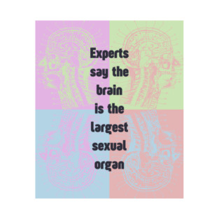 Sapiosexual - Fun & Humor - Brain is the Largest... T-Shirt