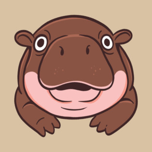 Moo Deng baby hippo zoo baby hippo Vintage T-Shirt