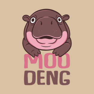 Moo Deng baby hippo zoo baby hippo Vintage T-Shirt