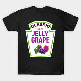 Jelly Grape Halloween 2024 Costume Couples T-Shirt