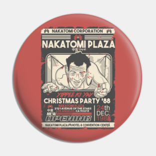 Yippee ki yay Christmas party Pin