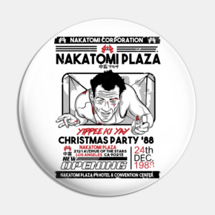 Yippee ki yay Christmas Pin