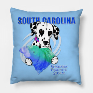 Dalmatian South Carolina Strong! Pillow