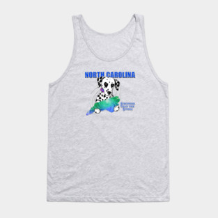 Dalmatian North Carolina Strong! Tank Top