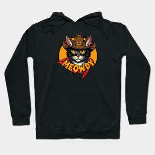 Cowboy Cat - Meowdy Hoodie