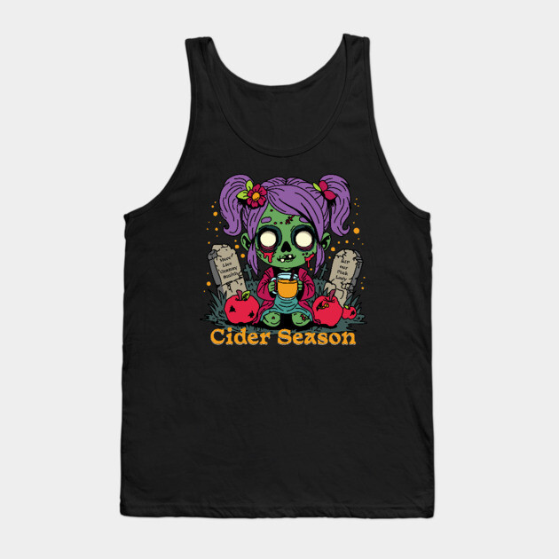Apple Cider Season Zombie Tank Top by H. R. Sinclair