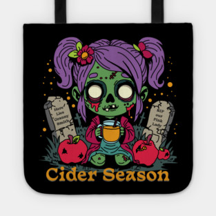 Apple Cider Season Zombie Tote
