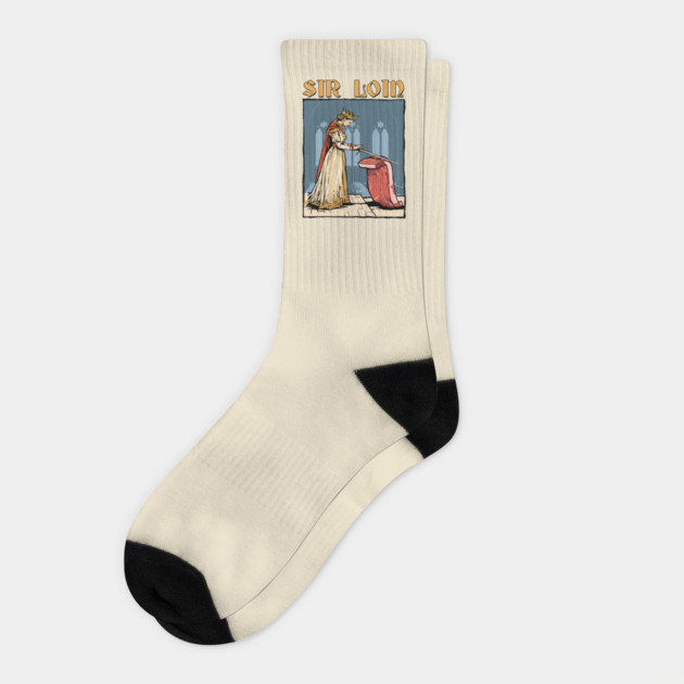 Sir Loin Steak Socks by GoshWow®