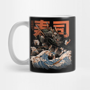 The Black Sushi Dragon Mug