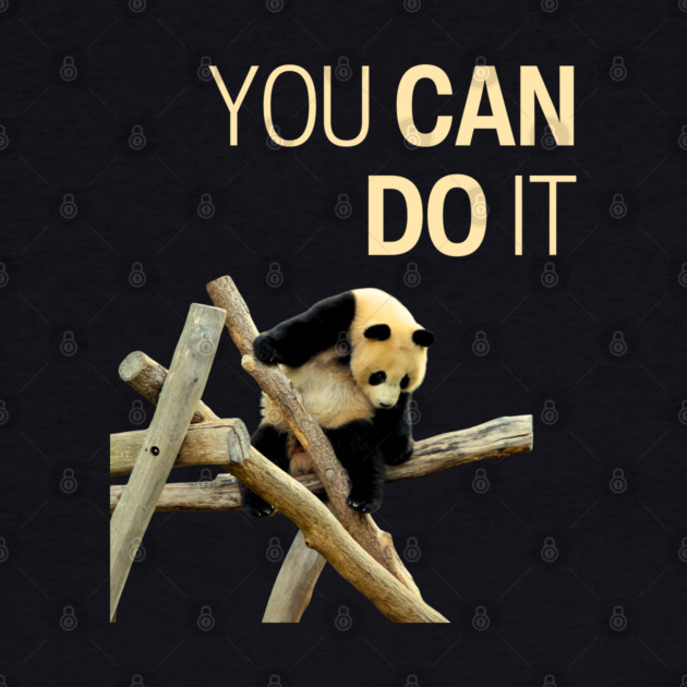 Panda Can Do - Motivation & Inspiration - Funny Collage by TuncGK