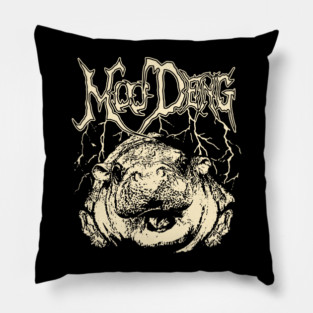 Metal Moo Deng Pillow