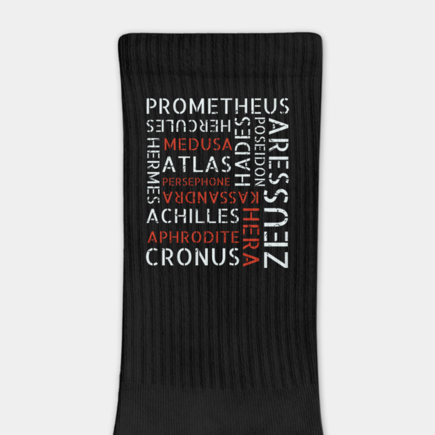 Word Cloud - Ancient Greek Mythology Gods & Titans by TuncGK