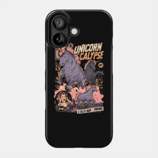 Unicorncalypse - Dark Horror Movie Unicorns Poster Gift Phone Case