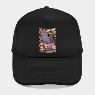 Unicorncalypse - Dark Horror Movie Unicorns Poster Gift Hat