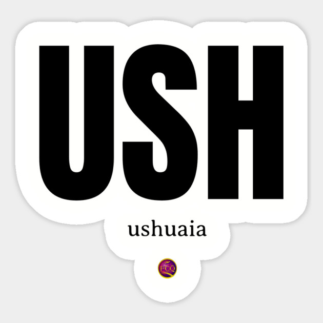 airport code USH Magnet by FirstClassQueen