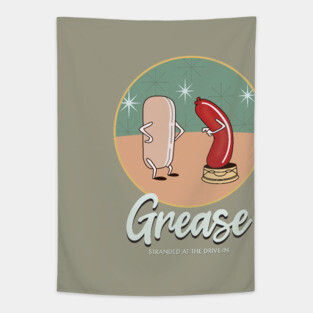Grease - Alternative Movie Poster Tapestry