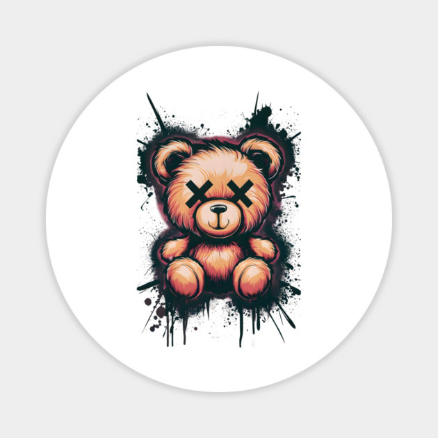 Urban Graffiti Bear Magnet by TurnEffect