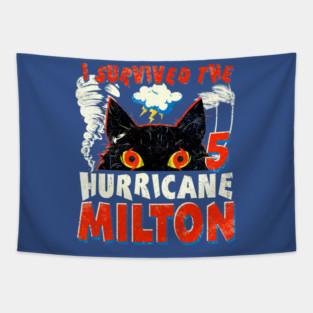 i Survived the Cat 5 Hurricane Milton Tapestry
