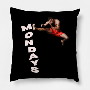 Fly Kick Mondays - Weekends are too Short - Funny Montage Pillow