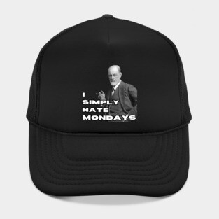 Freud Hates Mondays - Funny Retro Hat