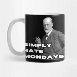 Freud Hates Mondays - Funny Retro Mug
