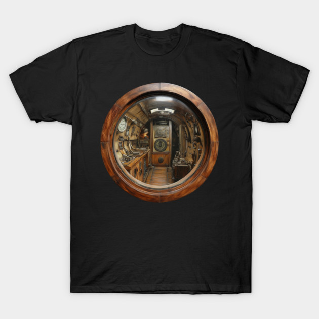 Submarine Experience - Trompe L'oeil T-Shirt by TuncGK