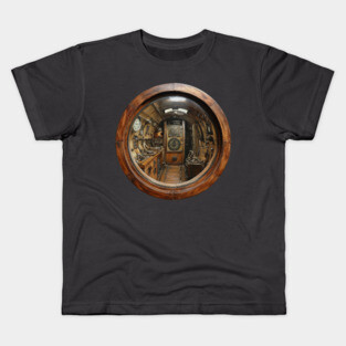 Submarine Experience - Trompe L'oeil Kids T-Shirt