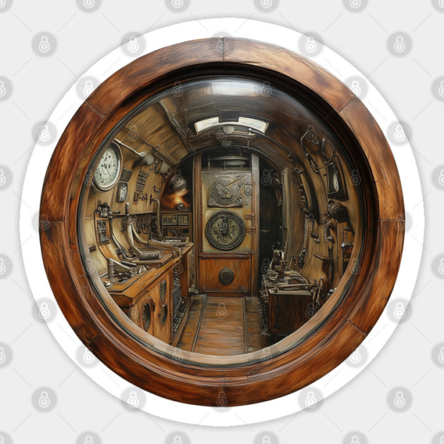 Submarine Experience - Trompe L'oeil Sticker by TuncGK
