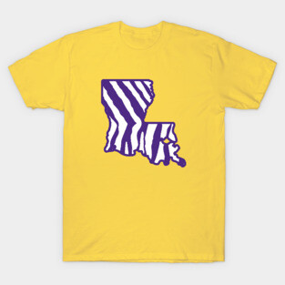 Louisiana Stripes - Gold T-Shirt