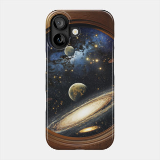 Universe in You - Trompe L'oeil - Eye Deception Phone Case
