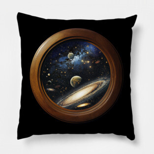 Universe in You - Trompe L'oeil - Eye Deception Pillow