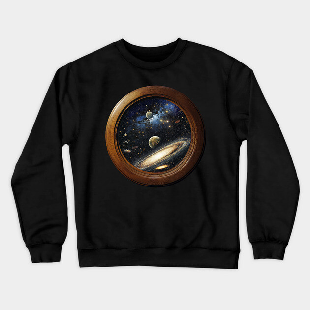 Universe in You - Trompe L'oeil - Eye Deception Crewneck Sweatshirt by TuncGK