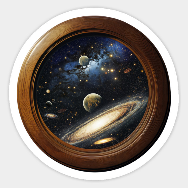 Universe in You - Trompe L'oeil - Eye Deception Magnet by TuncGK