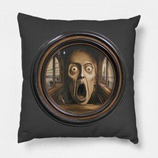 Dead Inside - Sad & Scary - Trompe L'oeil Pillow
