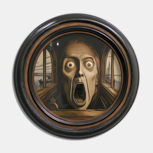 Dead Inside - Sad & Scary - Trompe L'oeil Pin