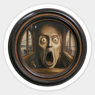 Dead Inside - Sad & Scary - Trompe L'oeil Magnet