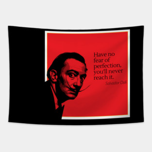 Salvador Dali quote Tapestry