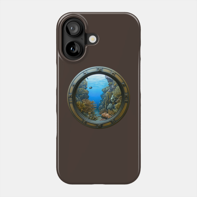 Coral Life - Trompe L'oeil - Surreal Phone Case by TuncGK
