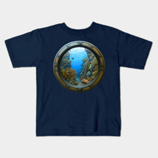 Coral Life - Trompe L'oeil - Surreal Kids T-Shirt