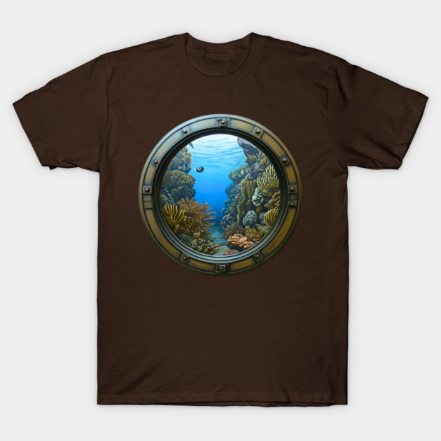 Coral Life - Trompe L'oeil - Surreal T-Shirt by TuncGK