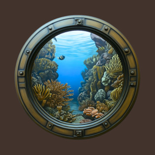 Coral Life - Trompe L'oeil - Surreal T-Shirt