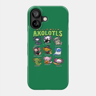 Halloween Axolotls Phone Case