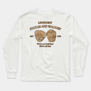 vintage 70s statler and waldorf Long Sleeve T-Shirt