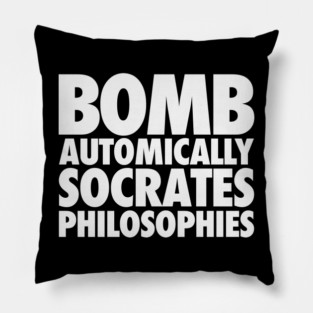 Bomb Automically Lyrics Pillow