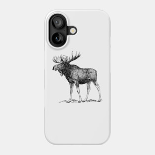 Vintage Moose Phone Case