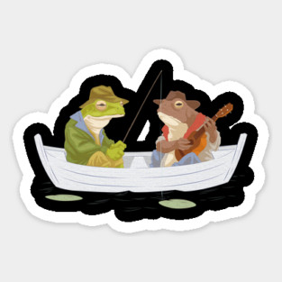 Frog and Toad Sticker