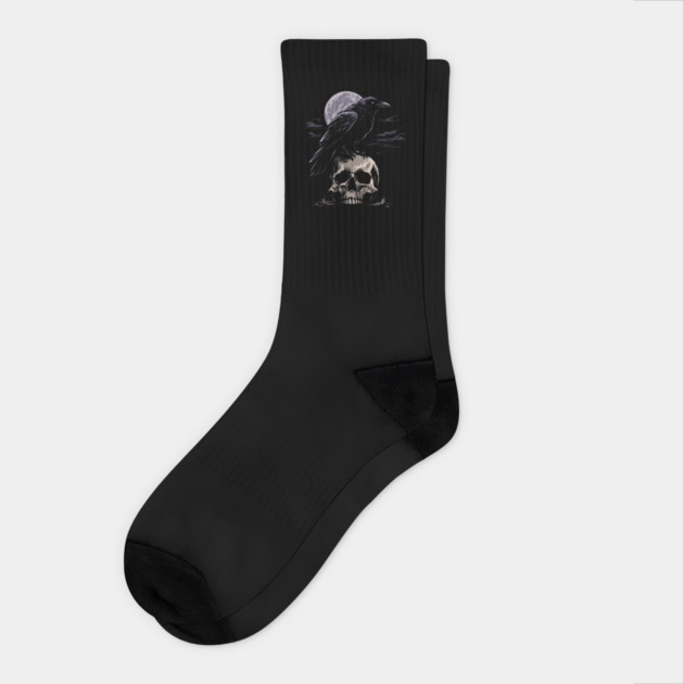Crow & Skull Socks by GoshWow®